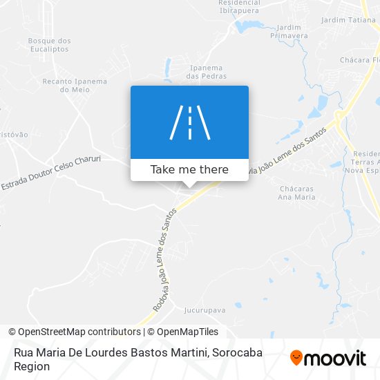 Rua Maria De Lourdes Bastos Martini map