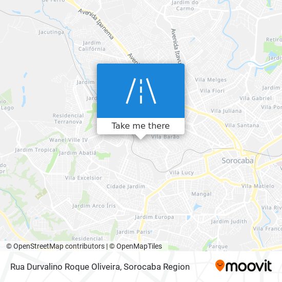 Rua Durvalino Roque Oliveira map