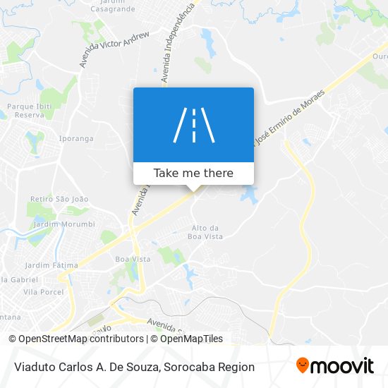 Viaduto Carlos A. De Souza map