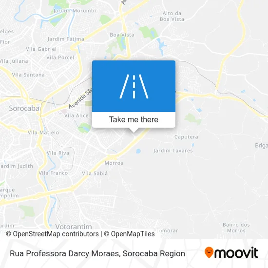 Rua Professora Darcy Moraes map