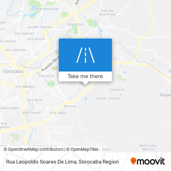 Mapa Rua Leopoldo Soares De Lima