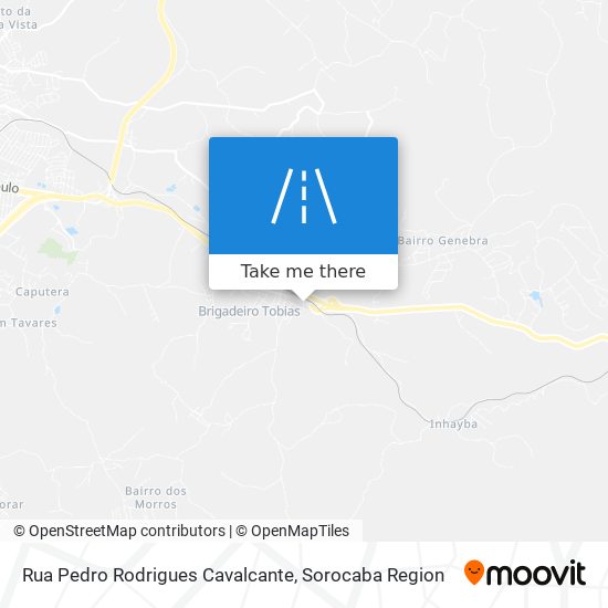 Mapa Rua Pedro Rodrigues Cavalcante