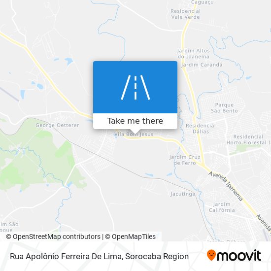 Rua Apolônio Ferreira De Lima map
