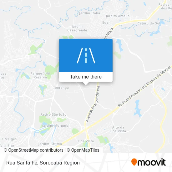 Rua Santa Fé map