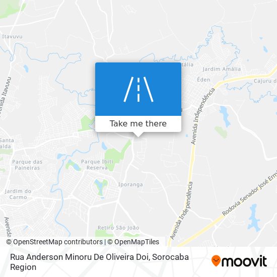 Rua Anderson Minoru De Oliveira Doi map