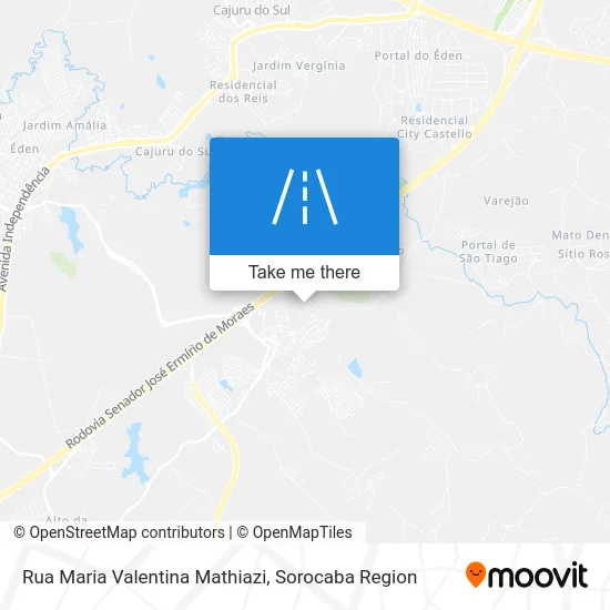 Rua Maria Valentina Mathiazi map