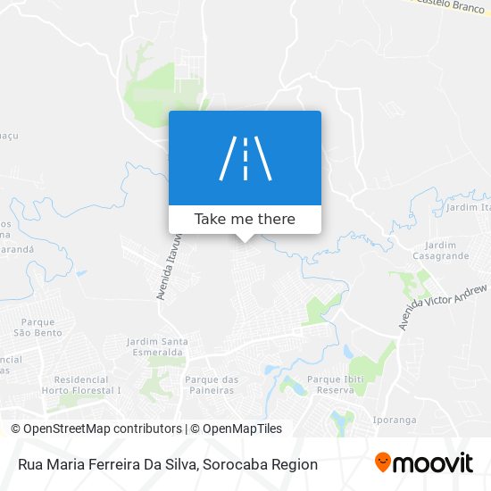 Mapa Rua Maria Ferreira Da Silva