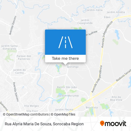 Rua Alyria Maria De Souza map