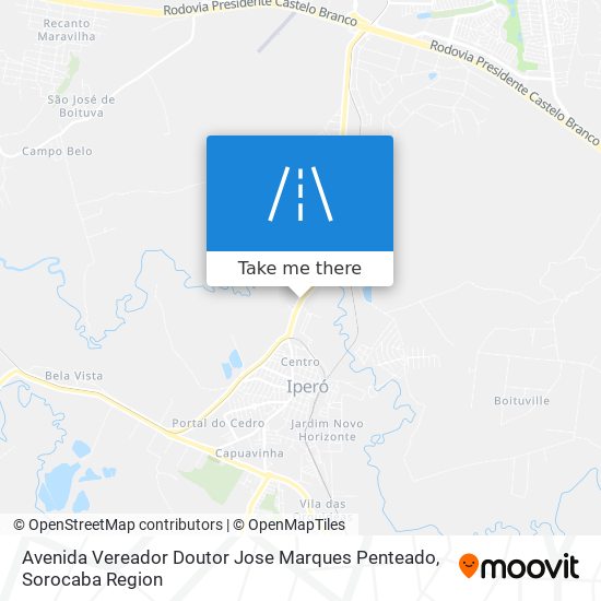 Avenida Vereador Doutor Jose Marques Penteado map