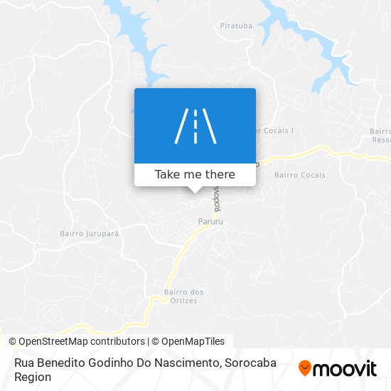 Rua Benedito Godinho Do Nascimento map