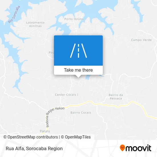 Rua Alfa map