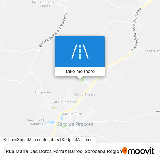 Rua Maria Das Dores Ferraz Barros map