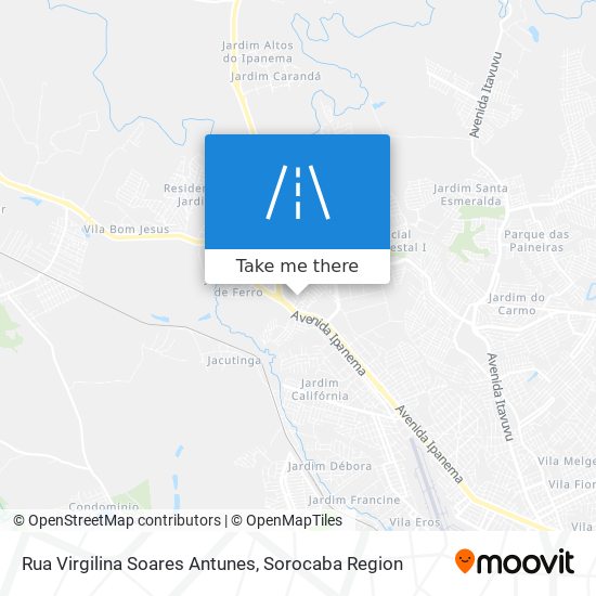 Rua Virgilina Soares Antunes map