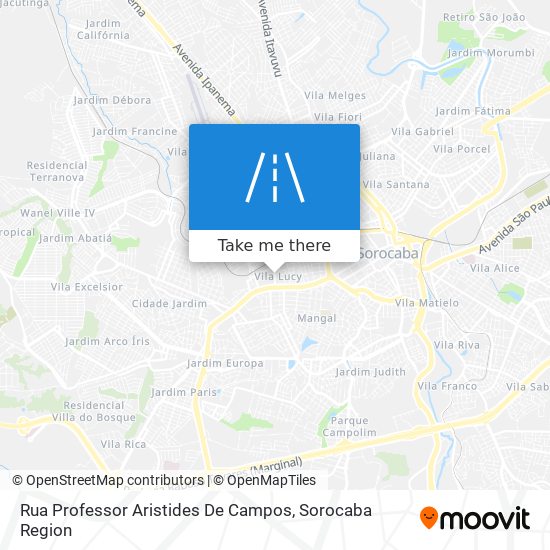 Rua Professor Aristides De Campos map