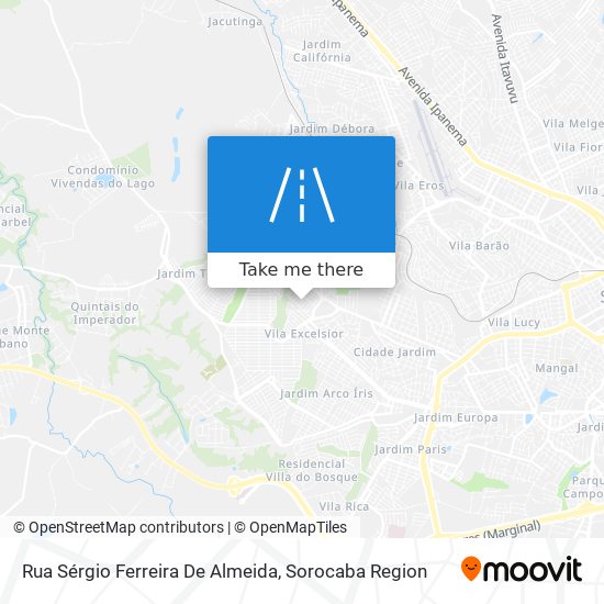 Rua Sérgio Ferreira De Almeida map