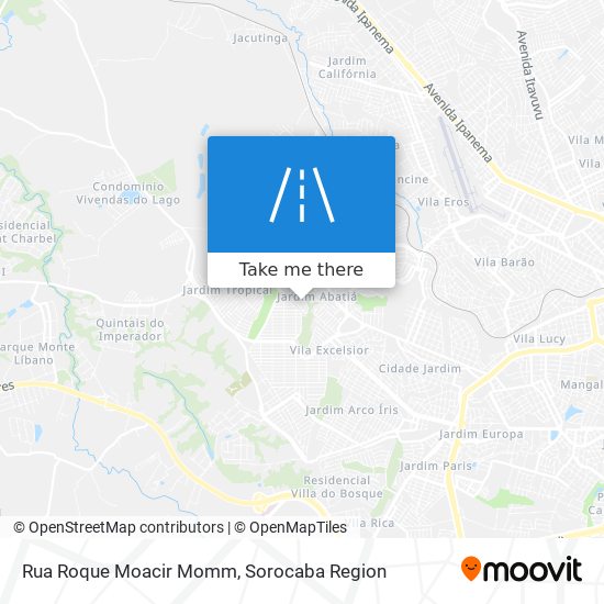 Rua Roque Moacir Momm map