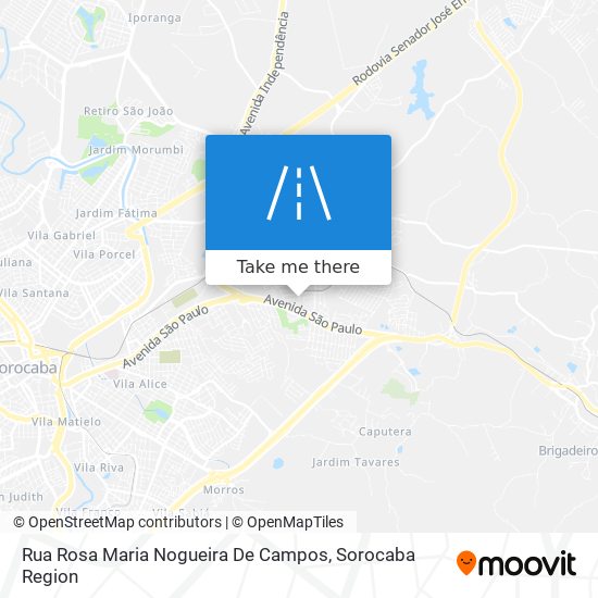 Mapa Rua Rosa Maria Nogueira De Campos