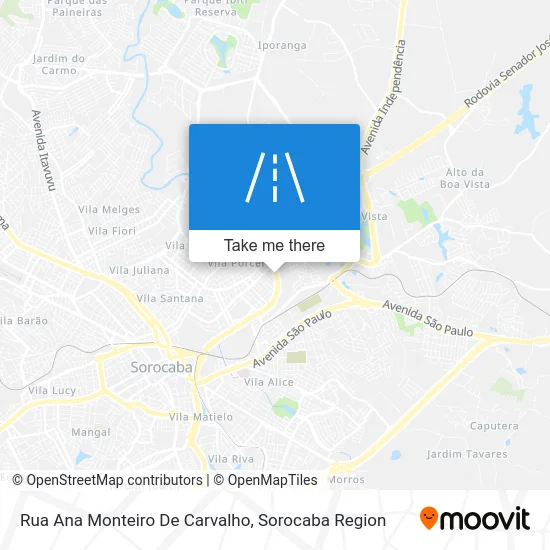 Rua Ana Monteiro De Carvalho map
