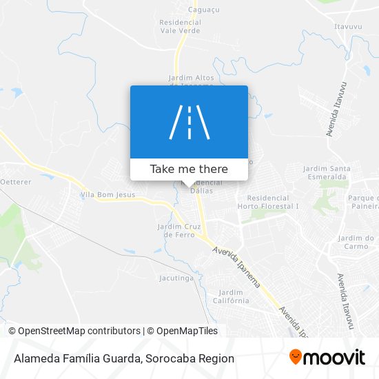 Alameda Família Guarda map