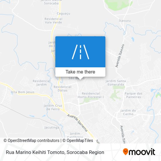 Rua Marino Keihiti Tomoto map