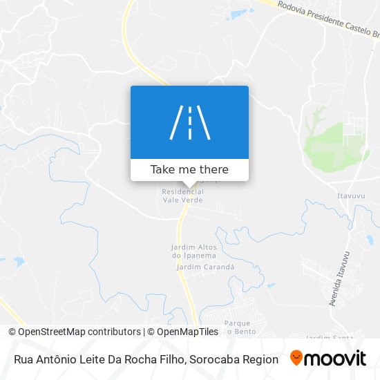 Mapa Rua Antônio Leite Da Rocha Filho