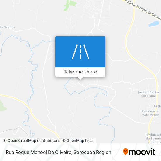 Mapa Rua Roque Manoel De Oliveira