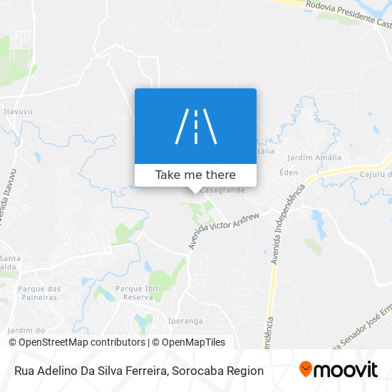 Mapa Rua Adelino Da Silva Ferreira