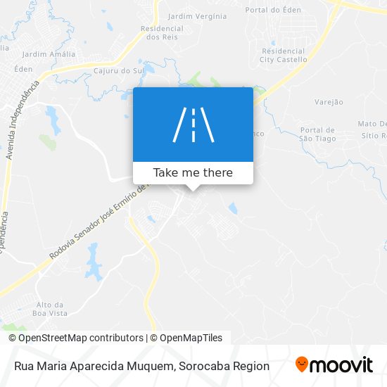 Rua Maria Aparecida Muquem map