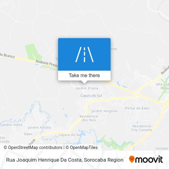 Rua Joaquim Henrique Da Costa map