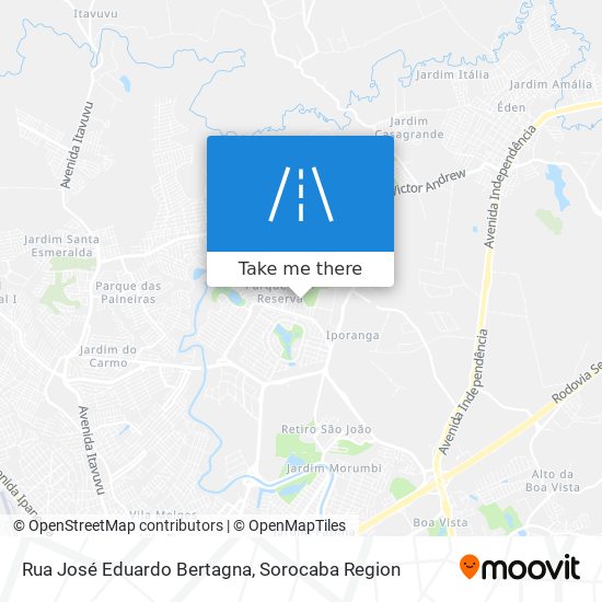 Rua José Eduardo Bertagna map