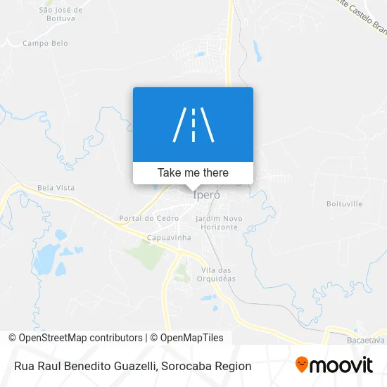 Rua Raul Benedito Guazelli map