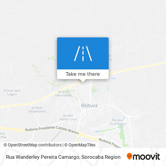 Rua Wanderley Pereira Camargo map