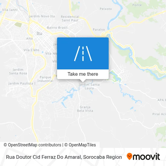 Rua Doutor Cid Ferraz Do Amaral map