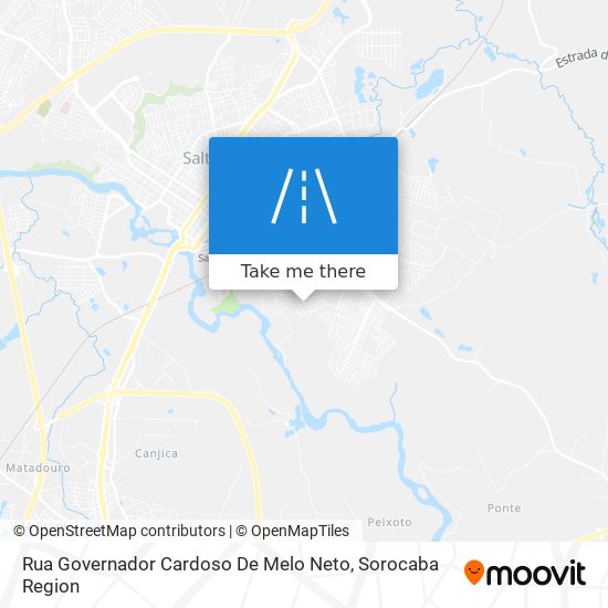 Rua Governador Cardoso De Melo Neto map