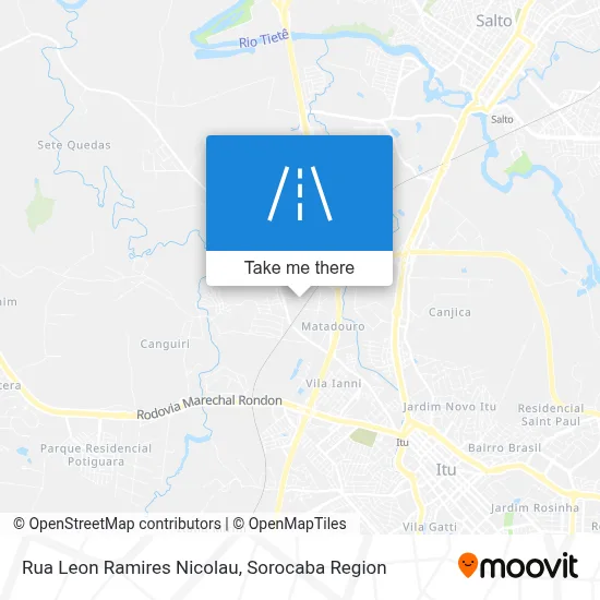 Rua Leon Ramires Nicolau map