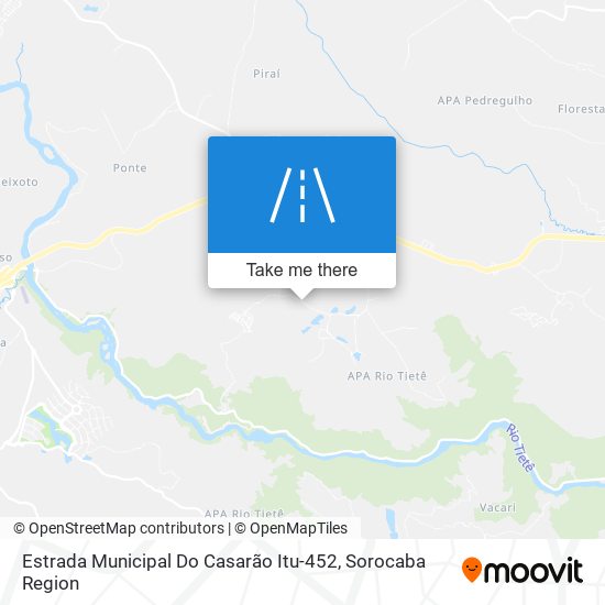 Estrada Municipal Do Casarão Itu-452 map