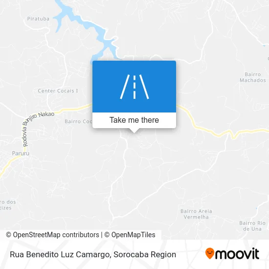 Rua Benedito Luz Camargo map