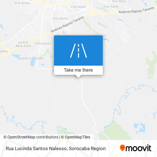 Rua Lucinda Santos Nalesso map