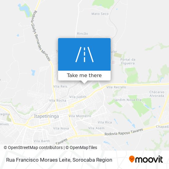 Rua Francisco Moraes Leite map