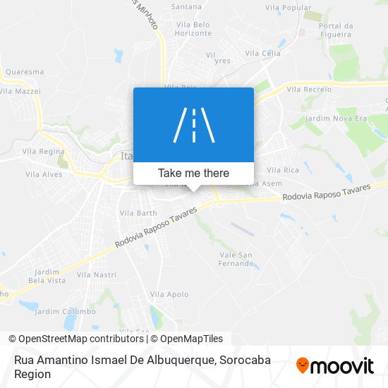 Mapa Rua Amantino Ismael De Albuquerque