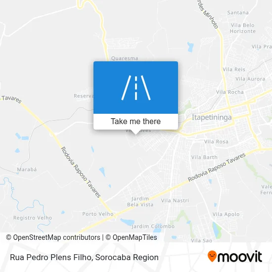 Rua Pedro Plens Filho map