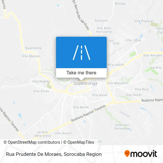 Rua Prudente De Moraes map
