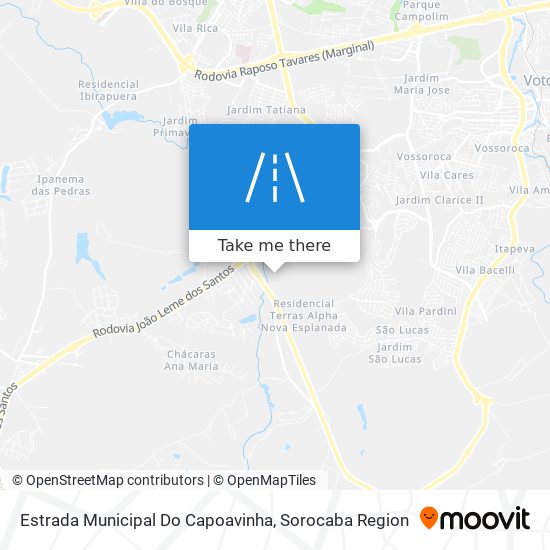 Estrada Municipal Do Capoavinha map