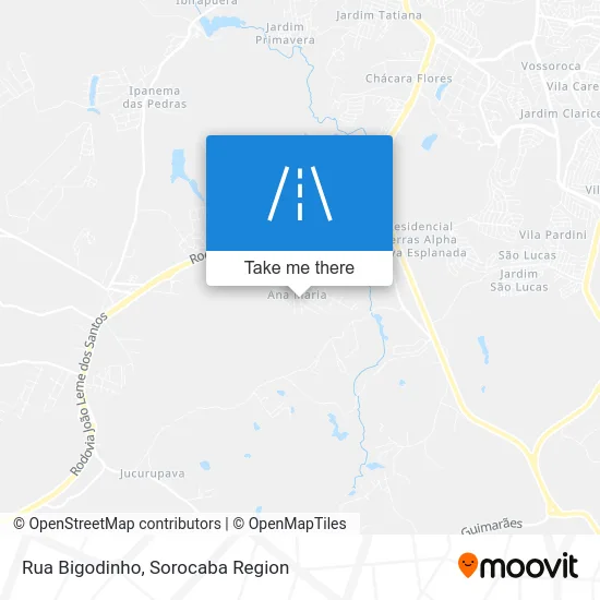 Rua Bigodinho map