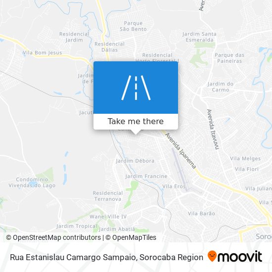 Rua Estanislau Camargo Sampaio map