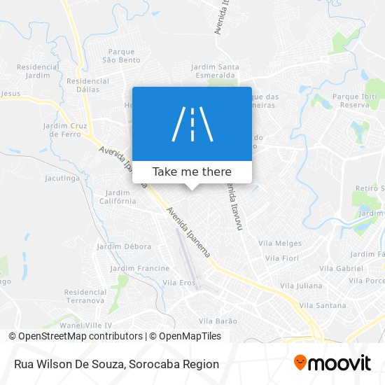 Mapa Rua Wilson De Souza