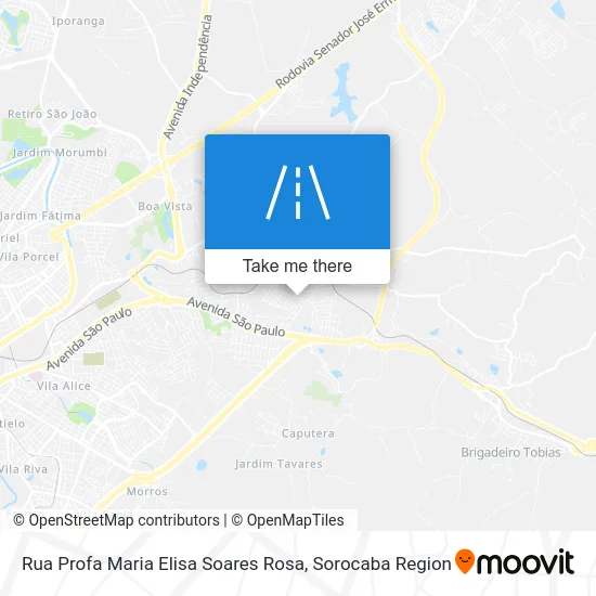 Rua Profa Maria Elisa Soares Rosa map
