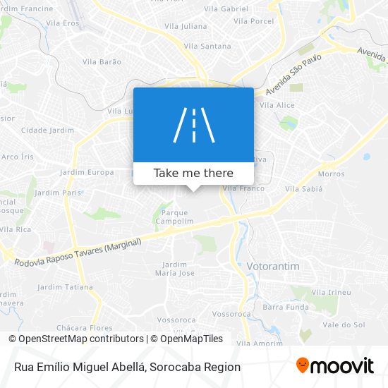 Rua Emílio Miguel Abellá map