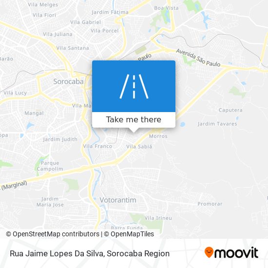 Mapa Rua Jaime Lopes Da Silva