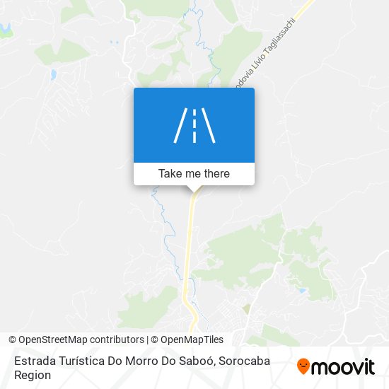Estrada Turística Do Morro Do Saboó map
